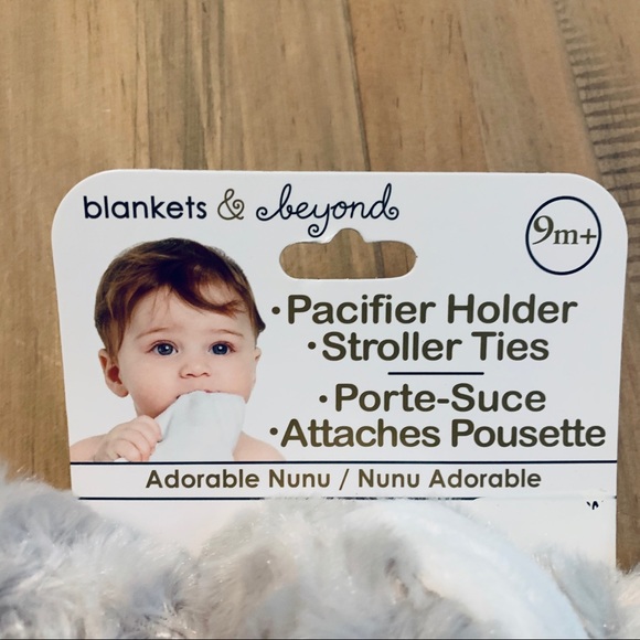 Blankets and Beyond Other Blankets Beyond Gray Dog Lovey Blanket